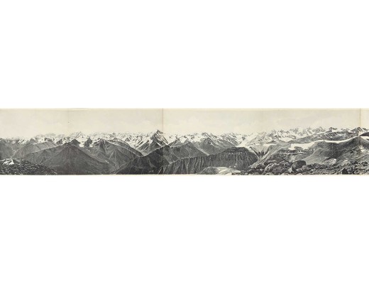 Панорама Кавказского Снегагого хребта. [Нач. XX в.].